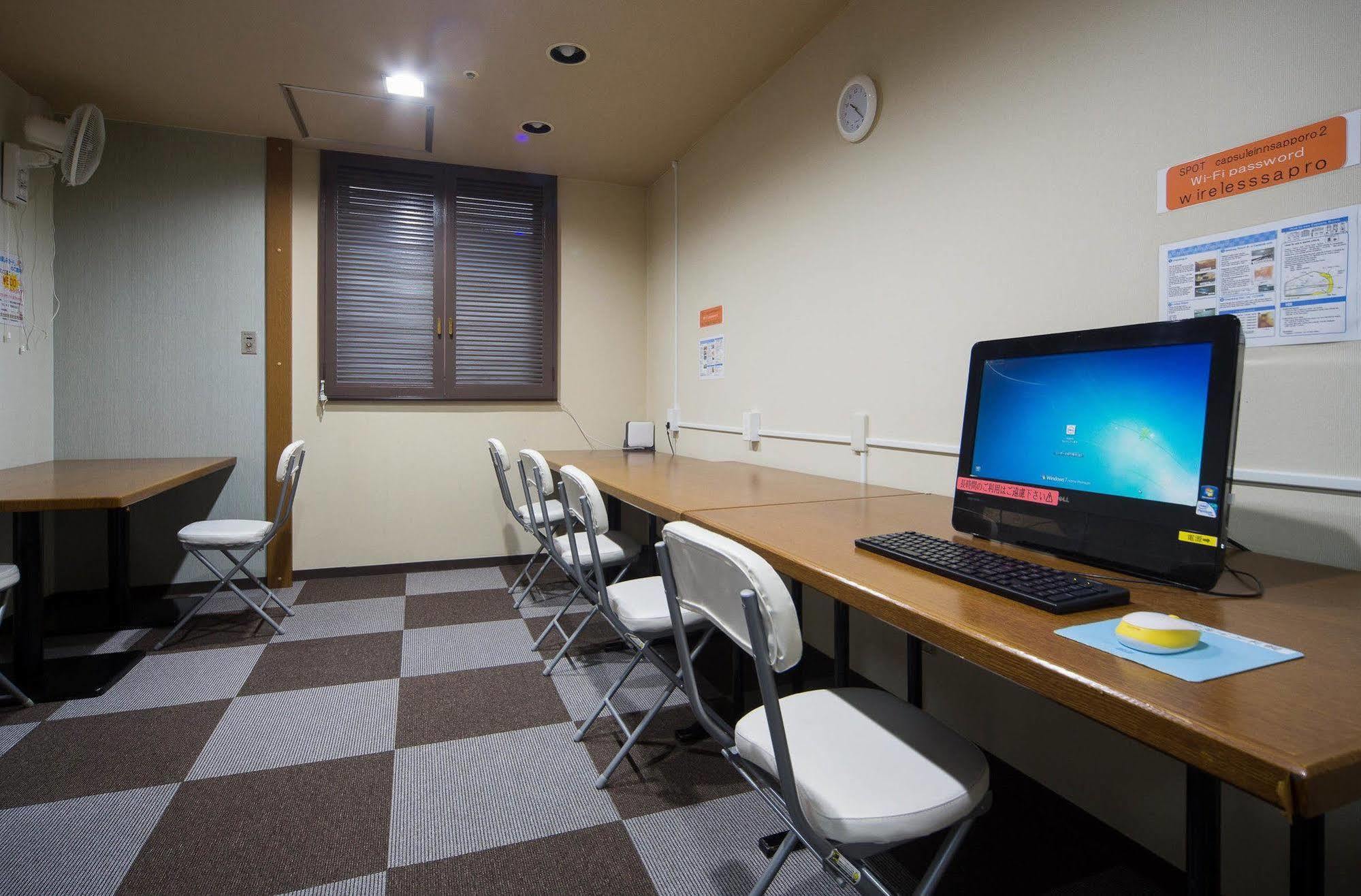 Capsule Inn Sapporo Hostel Exteriér fotografie